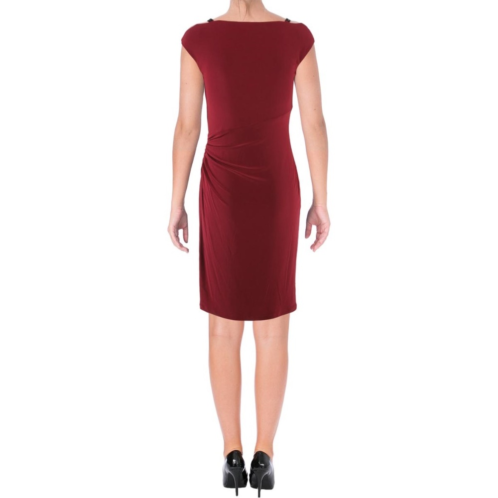 NWT RALPH LAUREN Ruby Ruched Jersey Work Dress - Picture 2 of 8
